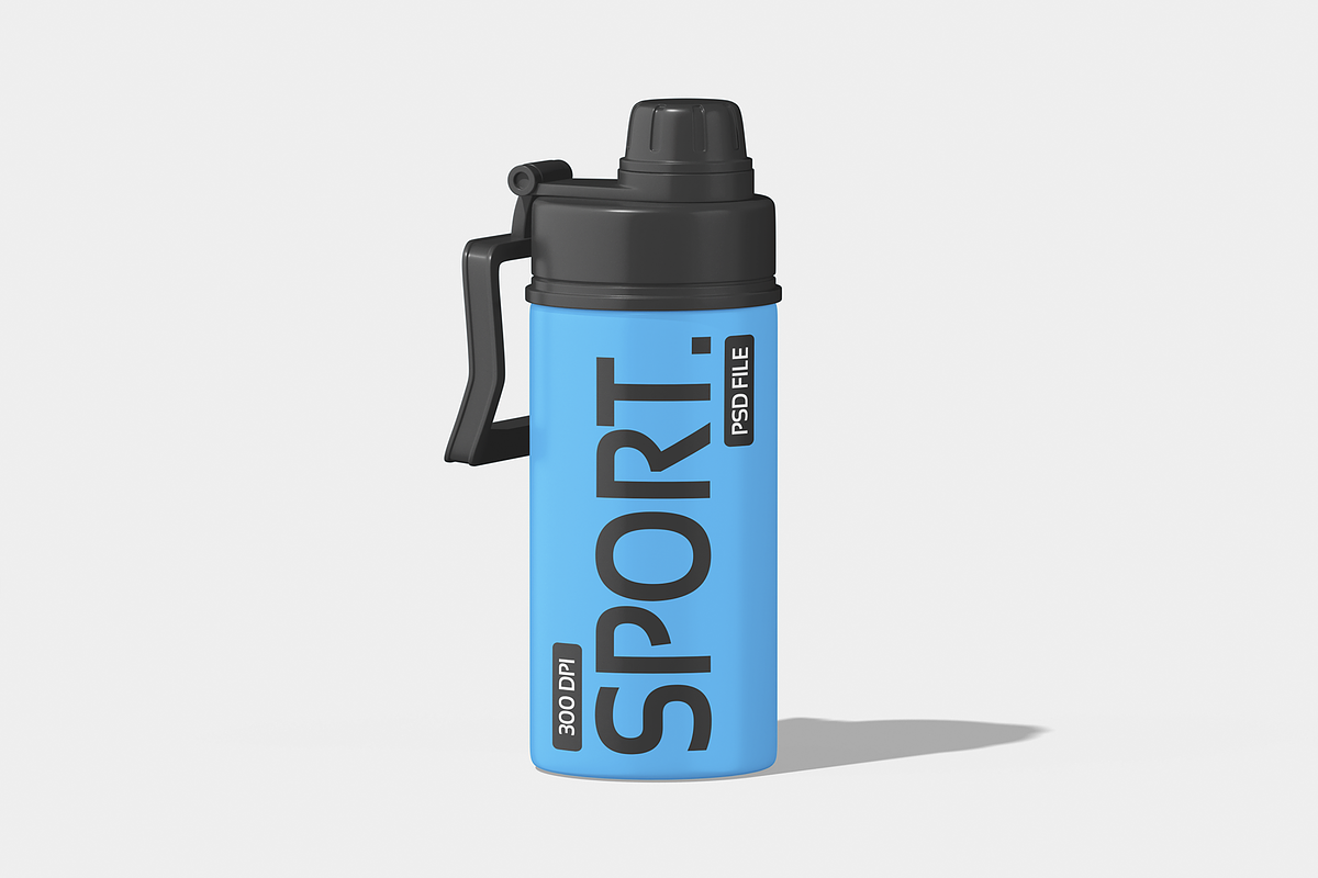 Sport Bottle Mockup, a Cups & Container Mockup by Unerispace (Photo 3 of 4)