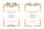 Vintage roses, a Decorative Illustration by AnnelyBlooms (Thumbnail 2 of 7)