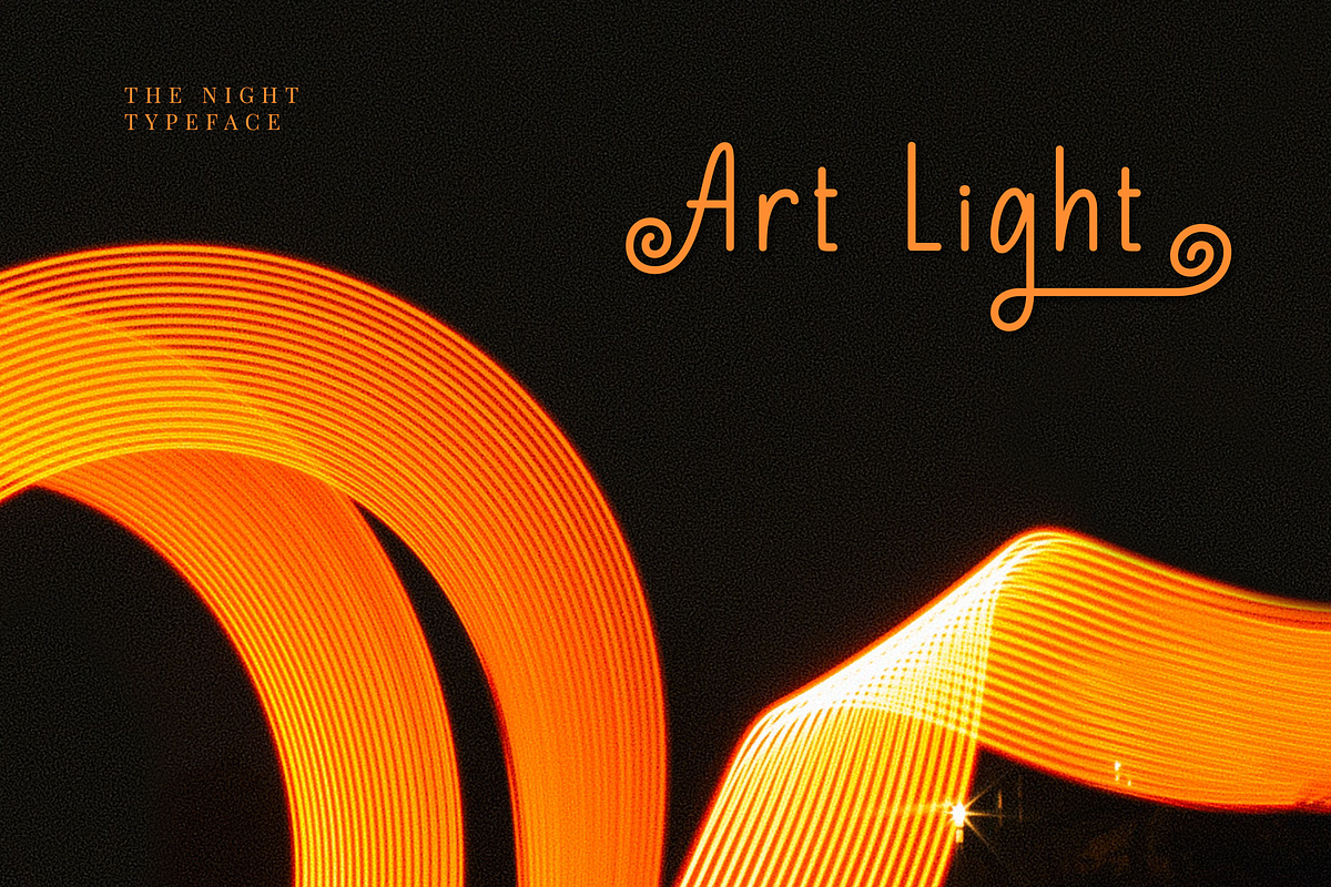 The Night Typeface preview 7