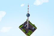 Polygonia World Landmarks Bundle, an Architecture 3D Model by Anton Moek (Thumbnail 6 of 23)