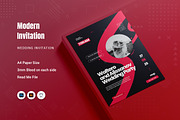 Modern Wedding Invitation, an Invitation Template by Fannan Studio (Thumbnail 1 of 2)