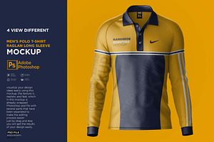 Polo T-Shirt Raglan Mockup, a Hoody Mockup by Nanggroe Scripting