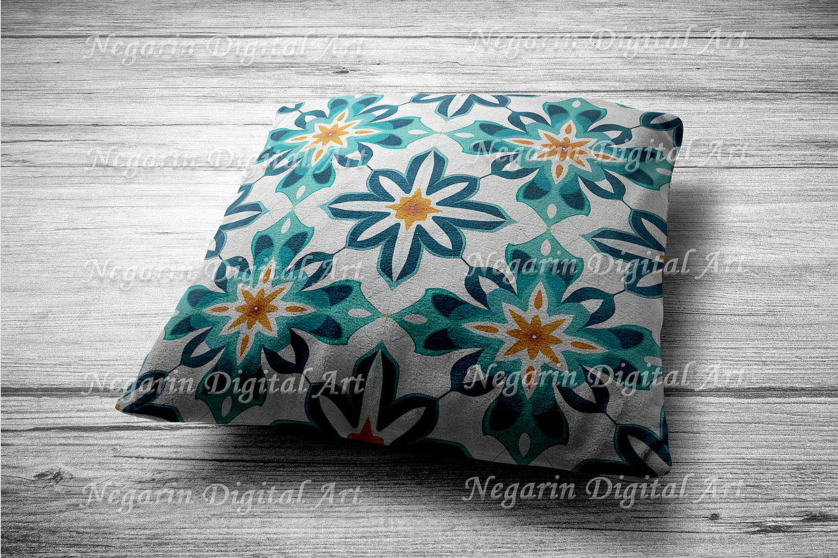 Moroccan Pattern Tile V1, a Pattern Graphic by Negarin Digital Art (Photo 7 of 8)