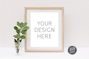 8x10 Frame Mockup
