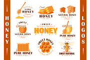 18 Modern Honey Logos Templates, a Branding & Logo Template by Art Design (Thumbnail 2 of 11)