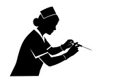 doctor and nurse silhouettes, an Illustration by Amazin_art (Thumbnail 20 of 31)