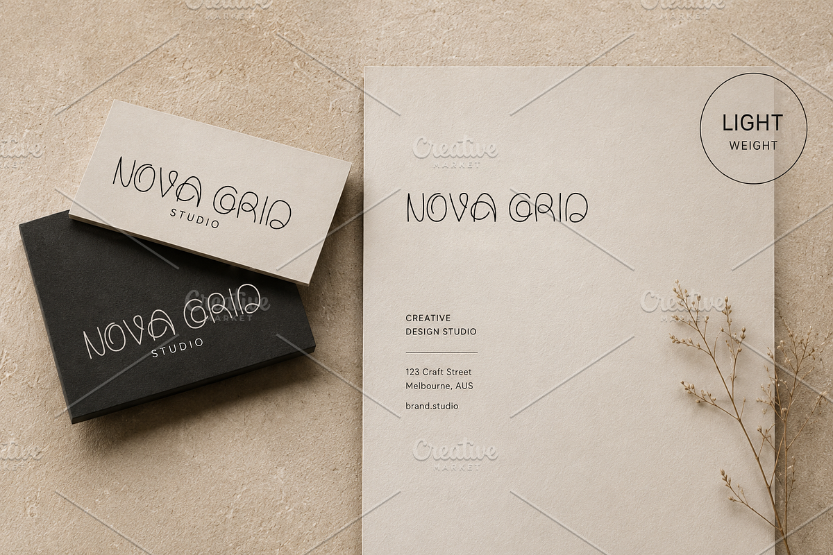 Lorafe – Multiweight Decorative Font, a Handwritten Font by Solutype (Photo 7 of 12)
