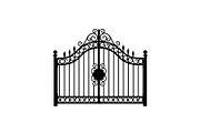 Ornate Wrought Iron Gate Vector Bund, an Illustration by Designs_River (Thumbnail 11 of 47)