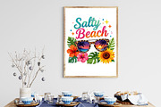 Tropical Summer PNG Salty Beach PNG, an Illustration by CraftArtStudio (Thumbnail 3 of 4)