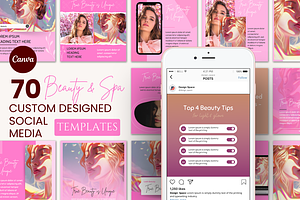 70 Beauty & Spa Template Pack