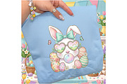 Easter Bunny Bubble Gum Coquette PNG, an Illustration by Designking (Thumbnail 6 of 6)