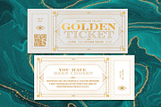 Golden Ticket, an Invitation Template by Aarley Kaiven (Thumbnail 1 of 2)