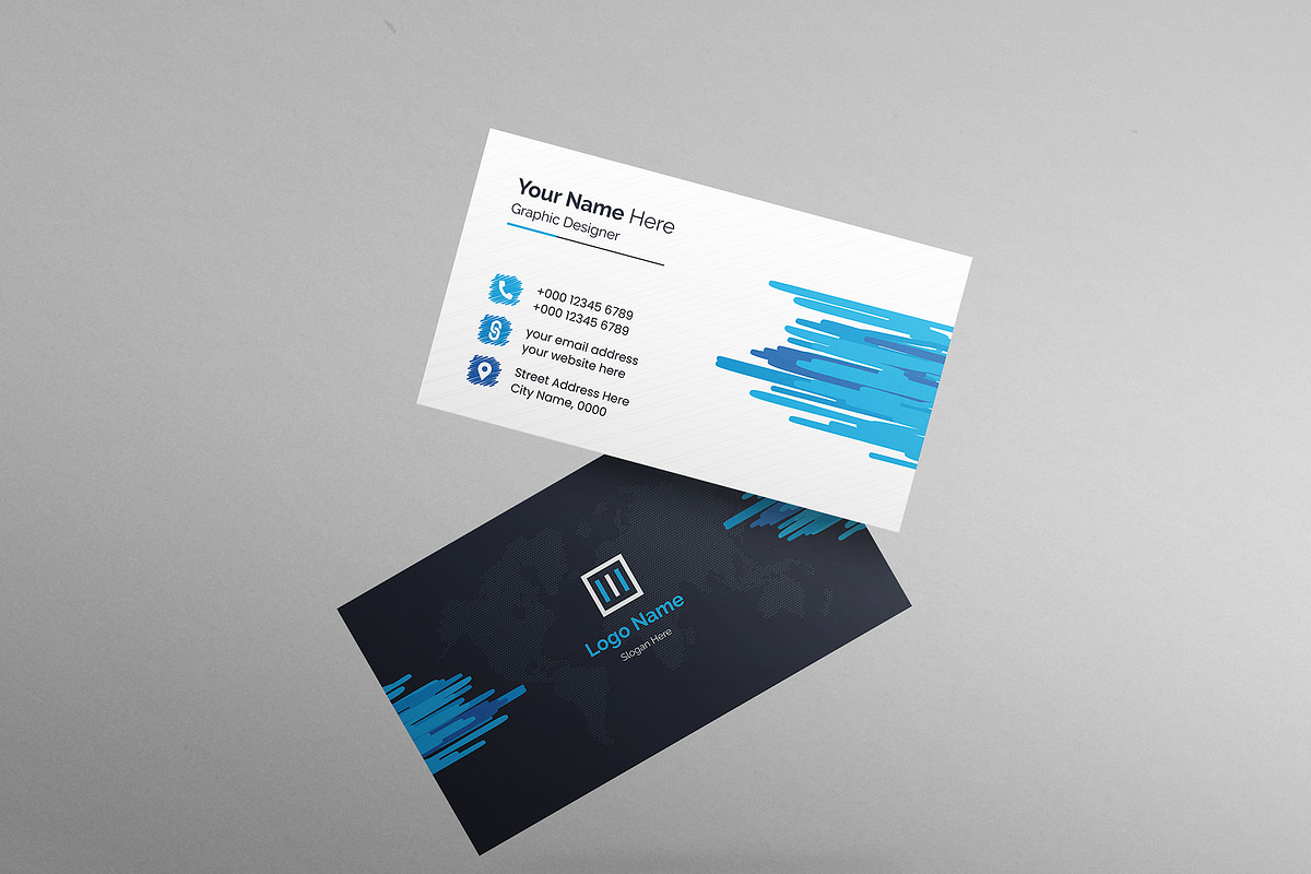 Business Card Design Template, a Business Card Template by mijli (Photo 9 of 12)