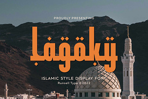 Lagoky - Arabic Font Style