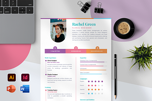 Zoe Resume Cover Letter Template