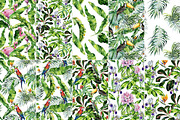 Watercolor tropics, a Pattern Graphic by Anna Myslivets Art (Thumbnail 11 of 12)