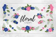 Floral Clipart, an Illustration by Studio Meraki (Thumbnail 1 of 5)