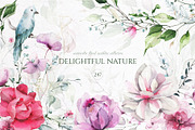 Delightful Nature. Floral watercolor, an Object Illustration by Khrys.art (Thumbnail 1 of 18)