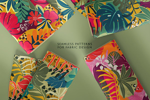 Tropical Collage Vector Collection