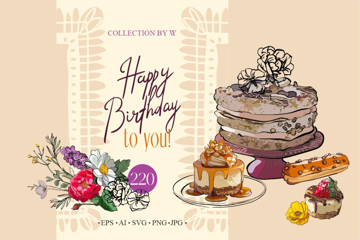 Happy Birthday to you!, a Food Illustration by Collection by VY (Photo 1 of 12)