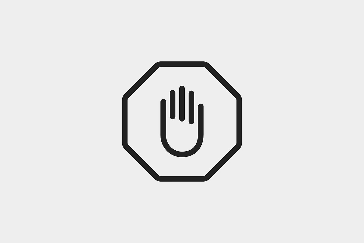 Stop, an Outline Icon by Jordy (Photo 1 of 2)