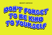 Beonty Unfocus, a Sans Serif Font by Craft Supply Co. (Thumbnail 2 of 8)