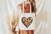 Leopard print Valentine Heart clipa, an Illustration by Designworld (Thumbnail 9 of 10)