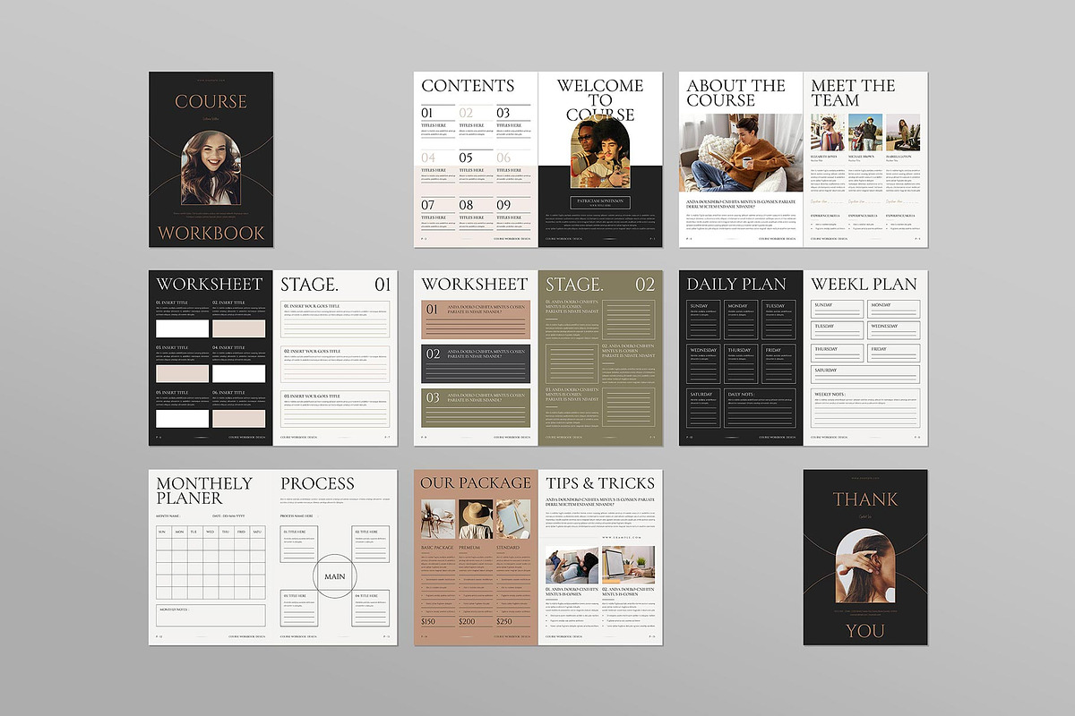 Course Workbook Template, a Magazine Template by ElvinPrint (Photo 8 of 8)