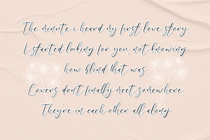 Amelitta Script Handwritten Font