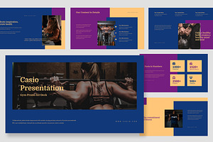 Casio : Gym Promo Google Slides, a Presentation Template by Punkl Camp
