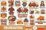 Thanksgiving Sublimation PNG Bundle, an Object Graphic by GlitterCraft (Thumbnail 1 of 101)