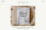 Petals & Pages Line Art Bundle, a Decorative Illustration by Fins and Fiction (Thumbnail 4 of 7)