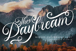 Daybream - Modern Calligraphy Font