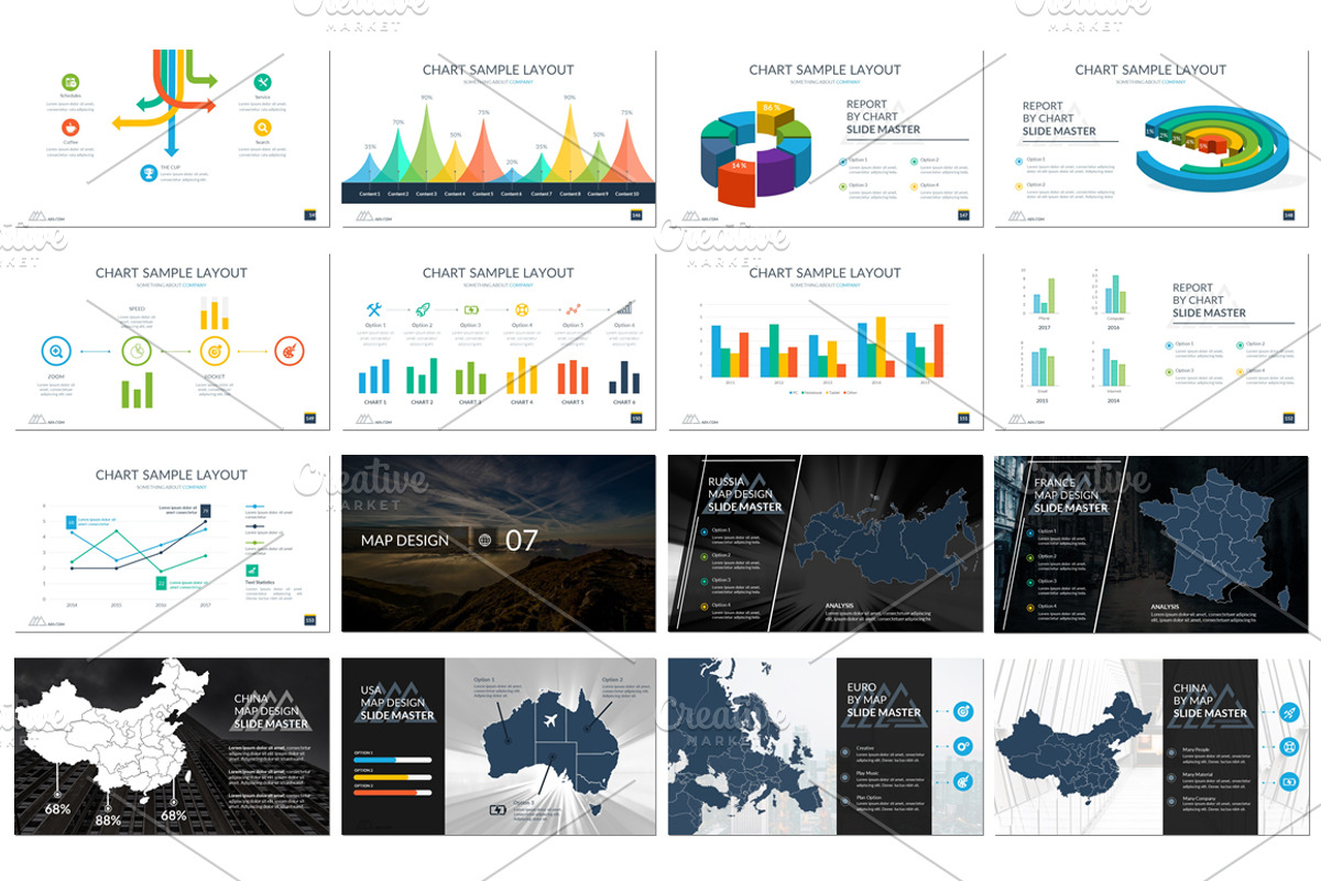 Business Annual Report 2017, a Presentation Template by UniqueStudio (Photo 11 of 12)