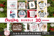 Christmas Quotes Bundle SVG PNG EPS, an Illustration by TheBlackCatPrints (Thumbnail 2 of 5)