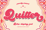 Quitter, a Handwritten Font by HATFSTUDIO (Thumbnail 1 of 9)