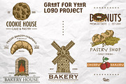 Bakery illustration kit, an Illustration by Soir Creative (Thumbnail 3 of 8)