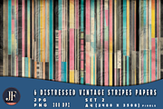 Distressed Vintage Stripes Papers 2, a Background Graphic by Joaquin Fernandez Studio (Thumbnail 4 of 4)