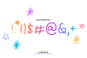 KIDSNOTE. Different Fonts Set +EXTRA, a Symbol Font by Luxfont (Thumbnail 8 of 9)