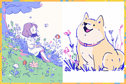 Procreate Childlike Doodle Brushes, a Brush Add-On by Cozy Brushery (Thumbnail 5 of 10)