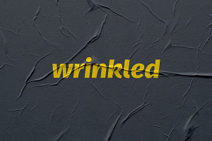 Wrinkled Logo Mockup Collection