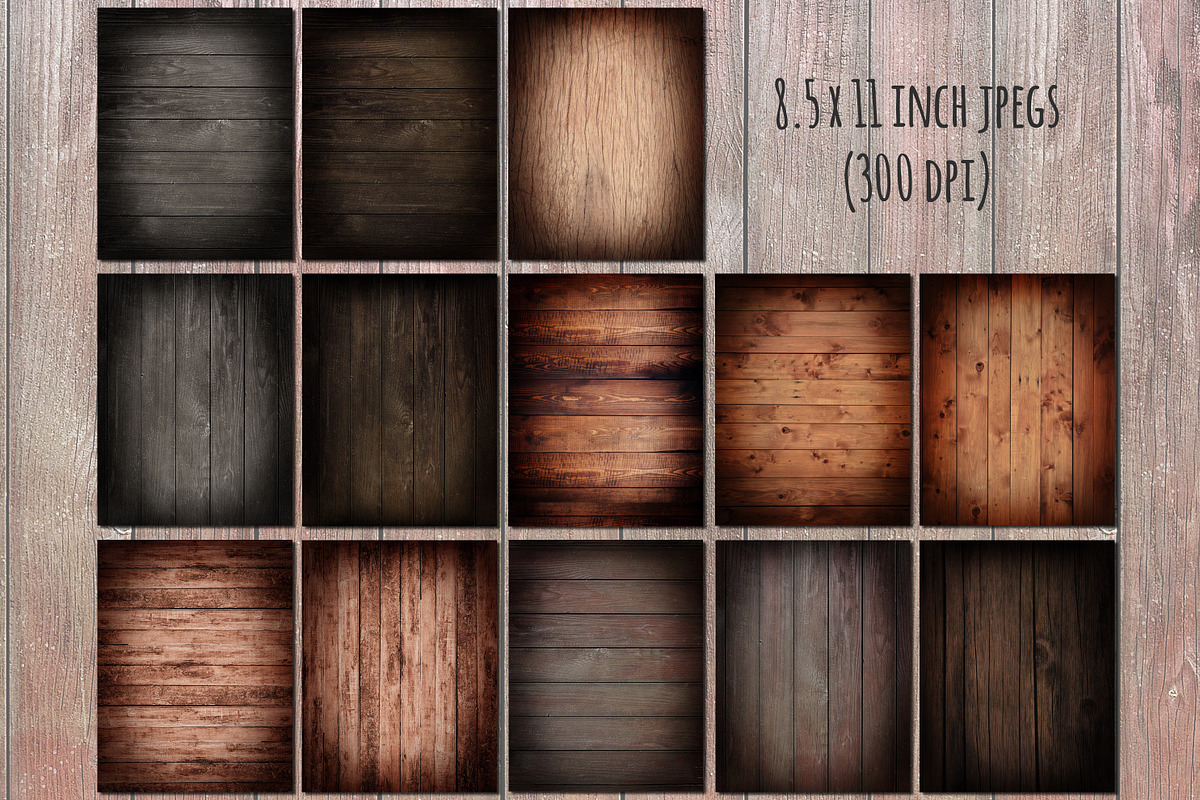 Rustic wood vignette textures, a Texture Graphic by Paper Farms (Photo 3 of 3)