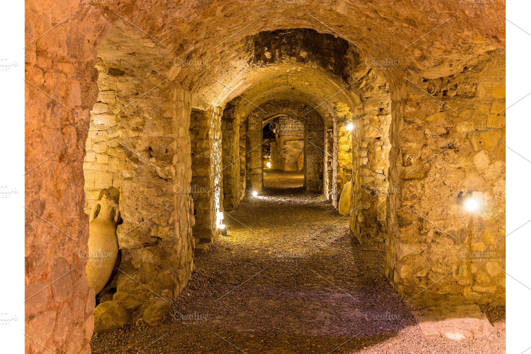 Galloroman horreum in narbonne france stock photo containing horreum and, an Architecture Photo by Leonid Andronov