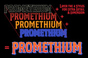 Promethium Font Family, a Serif Font by Mysterylab Designs (Thumbnail 7 of 9)