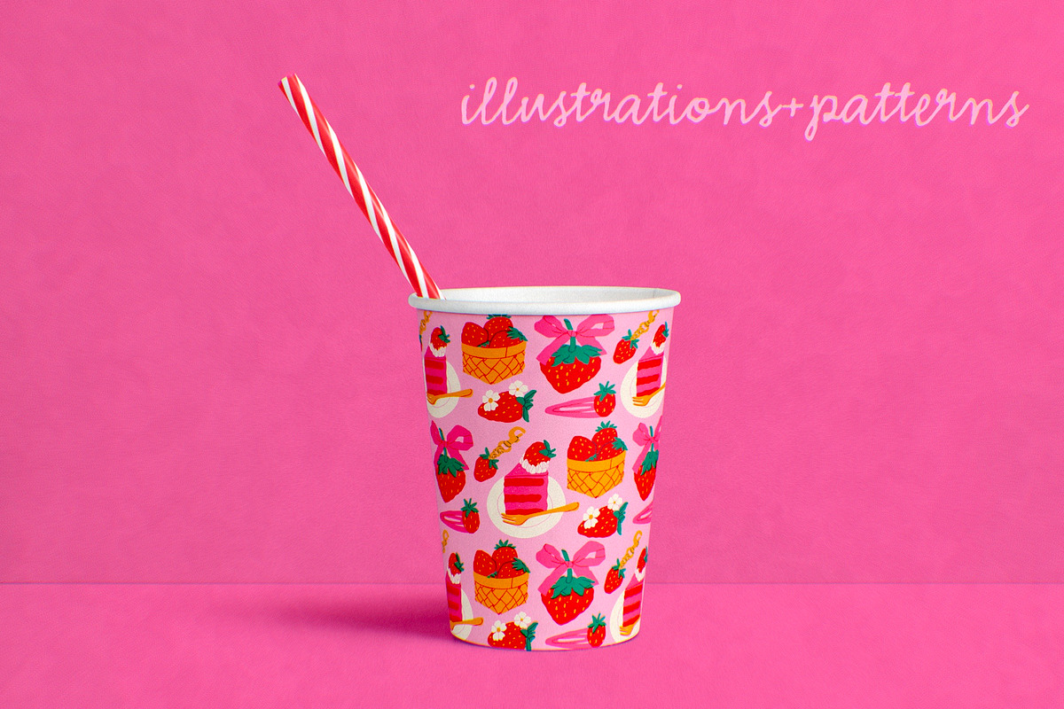 Strawberry, a Food Illustration by Twisted Tail (Photo 3 of 6)