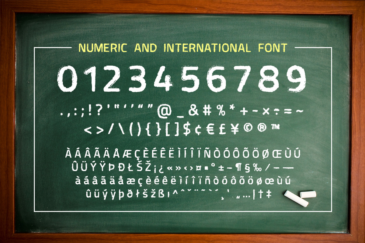 Greepel Grunge Font preview 5