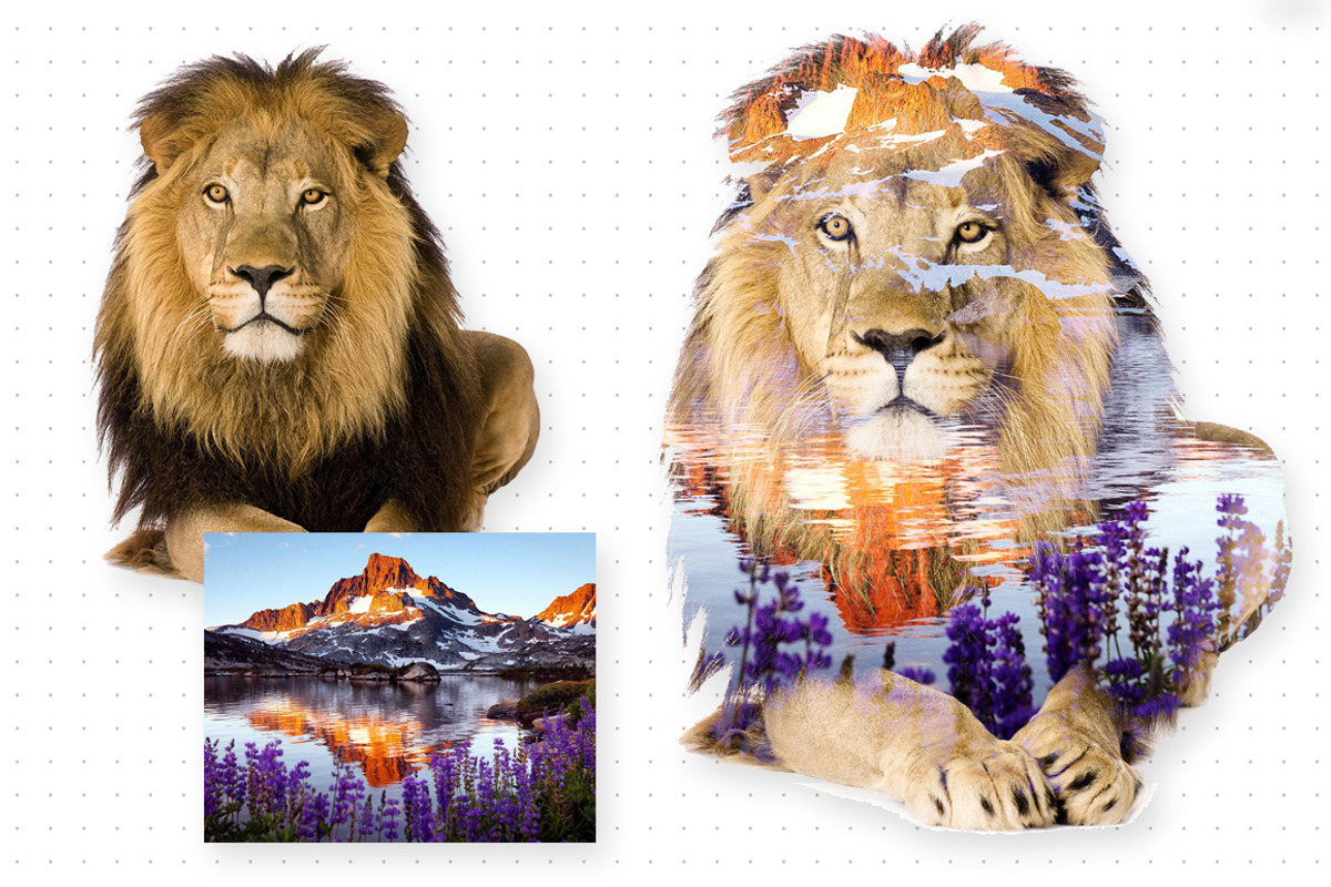 Double Exposure Photoshop Action Pro, an Action Add-On by Krystal Designs Co. (Photo 3 of 7)