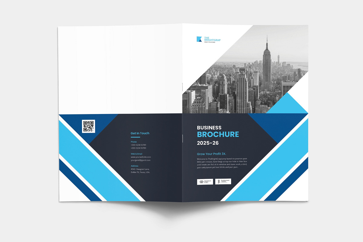 Company Profile Brochure Word, a Brochure Template by TheBrightGrap (Photo 10 of 11)