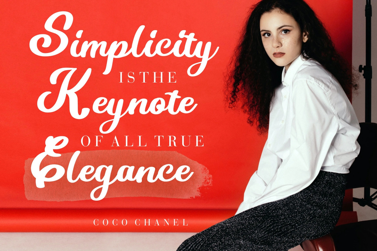 Kamilya Business Font preview 6