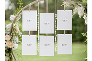 PSD/Canva Seating Chart Mockup, a Product Mockup by TatiMockup (Thumbnail 2 of 4)